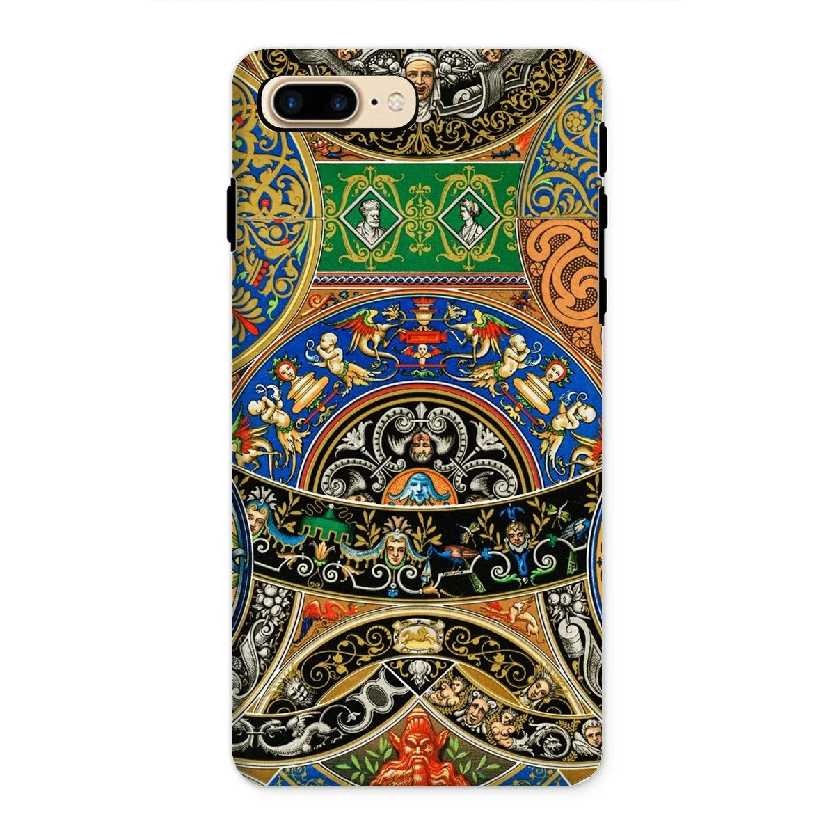 Renaissance Pattern - Auguste Racinet Iphone Case 8 Plus / Gloss Mobile Phone Cases