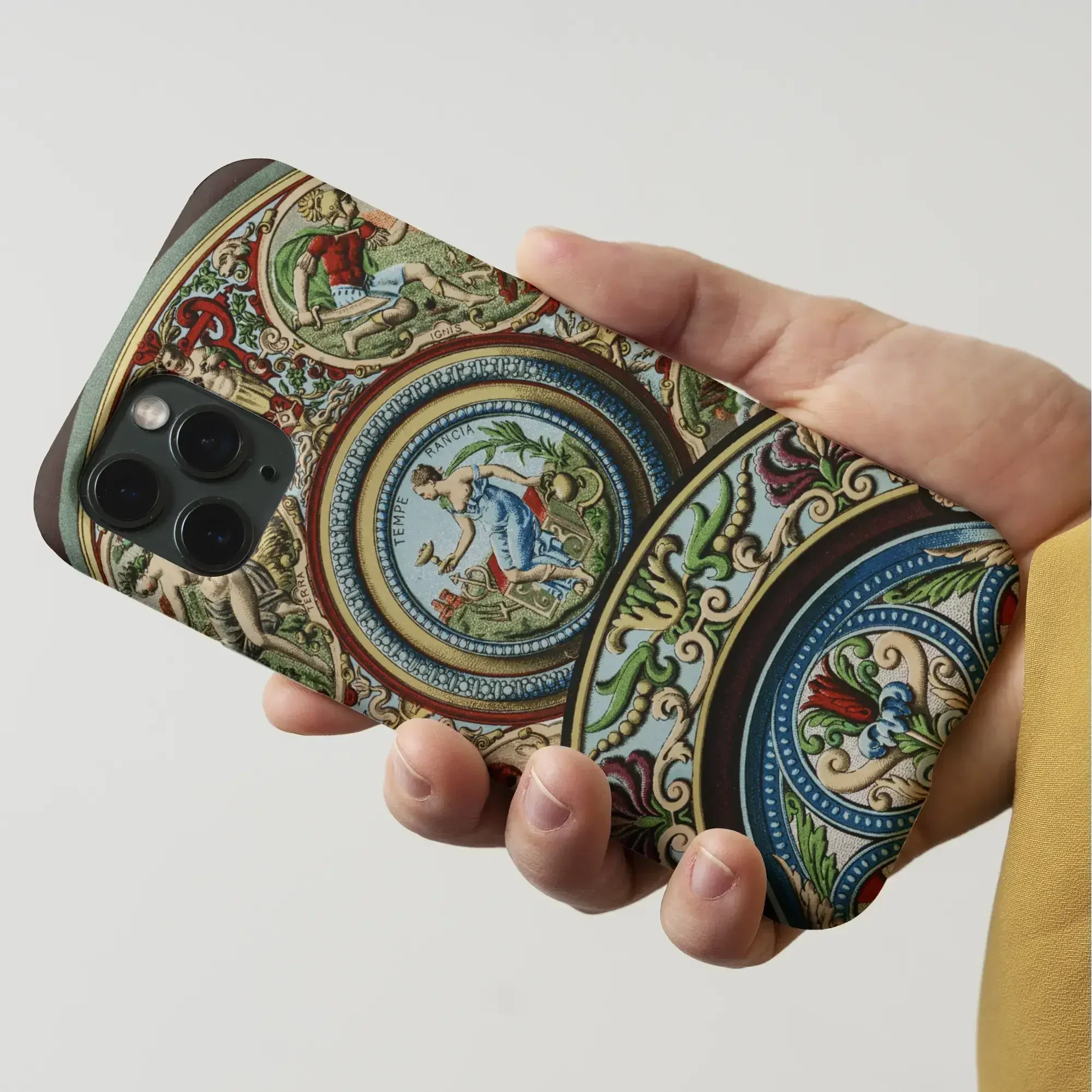 Renaissance Pattern - Auguste Racinet Iphone Case