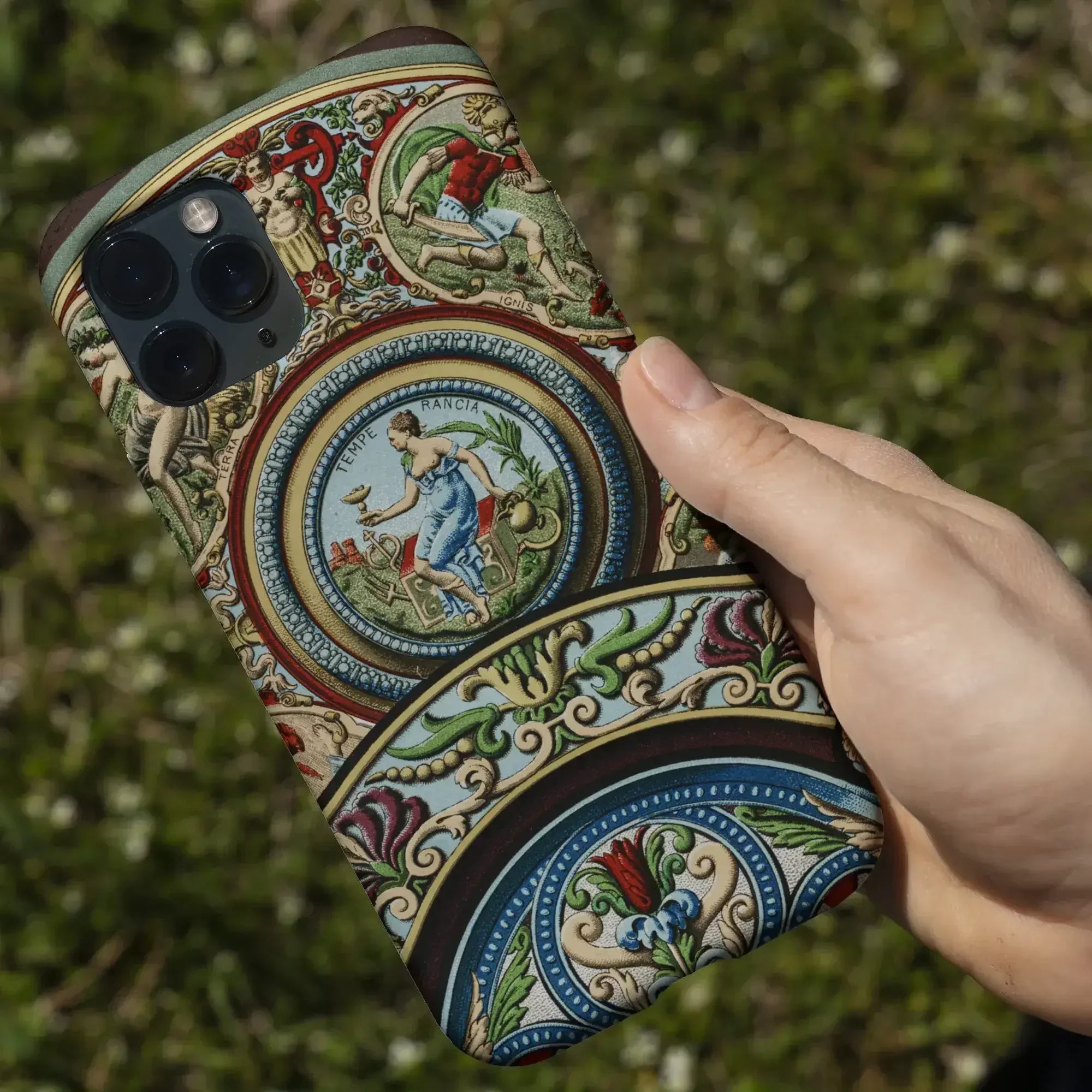 Renaissance Pattern - Auguste Racinet Iphone Case