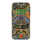 Renaissance Pattern Auguste Racinet Iphone Case, Xs / Matte, Ornate Phone Case Intricate Colorful Patterns Inspired Medieval