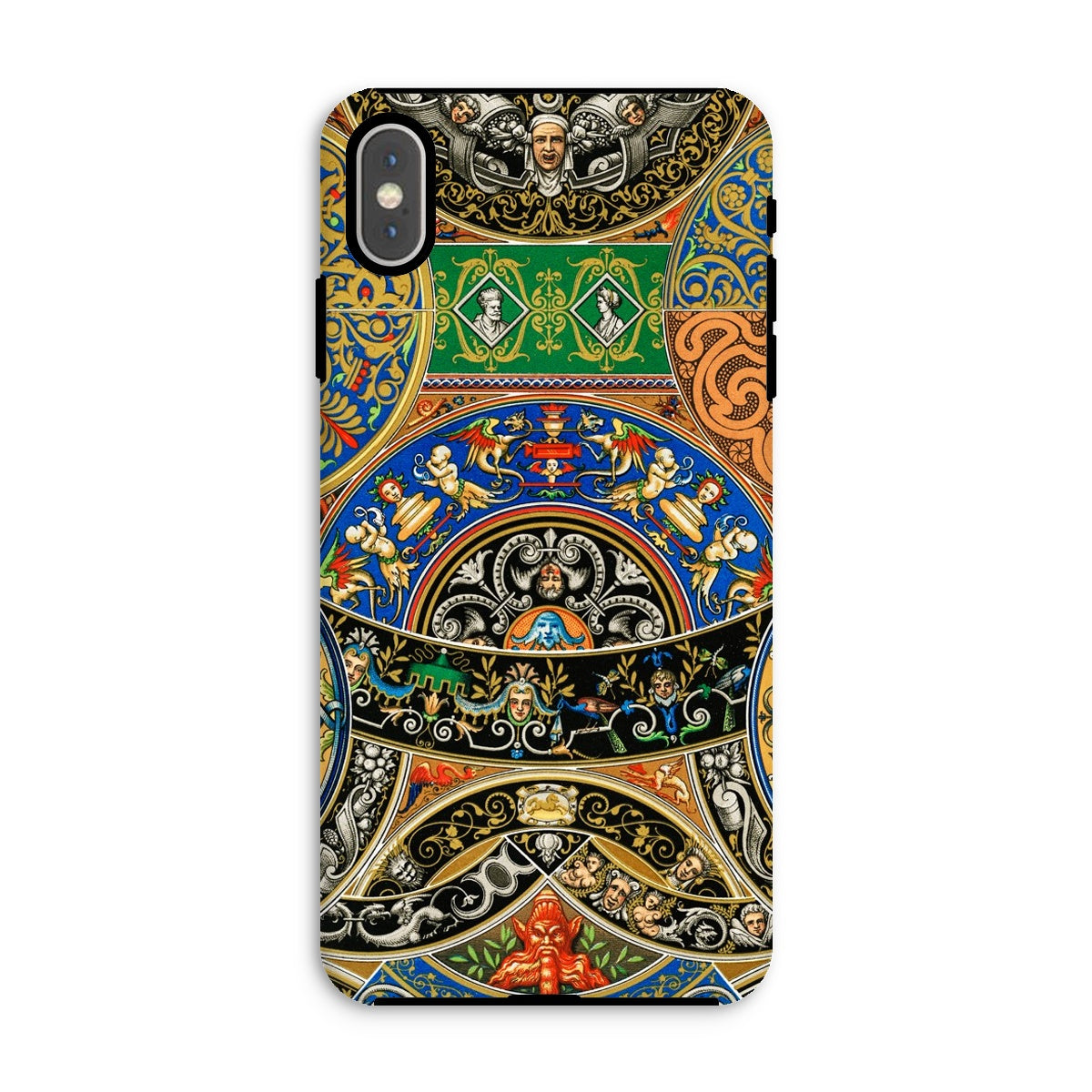 Renaissance Pattern Auguste Racinet Iphone Case, Xs Max / Matte, Ornate Phone Case Intricate Colorful Renaissance Style Artwork Patterns