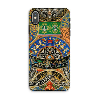Renaissance Pattern - Auguste Racinet Iphone Case Xs Max / Matte Ornate Phone Case Intricate Colorful Renaissance-style Artwork Patterns