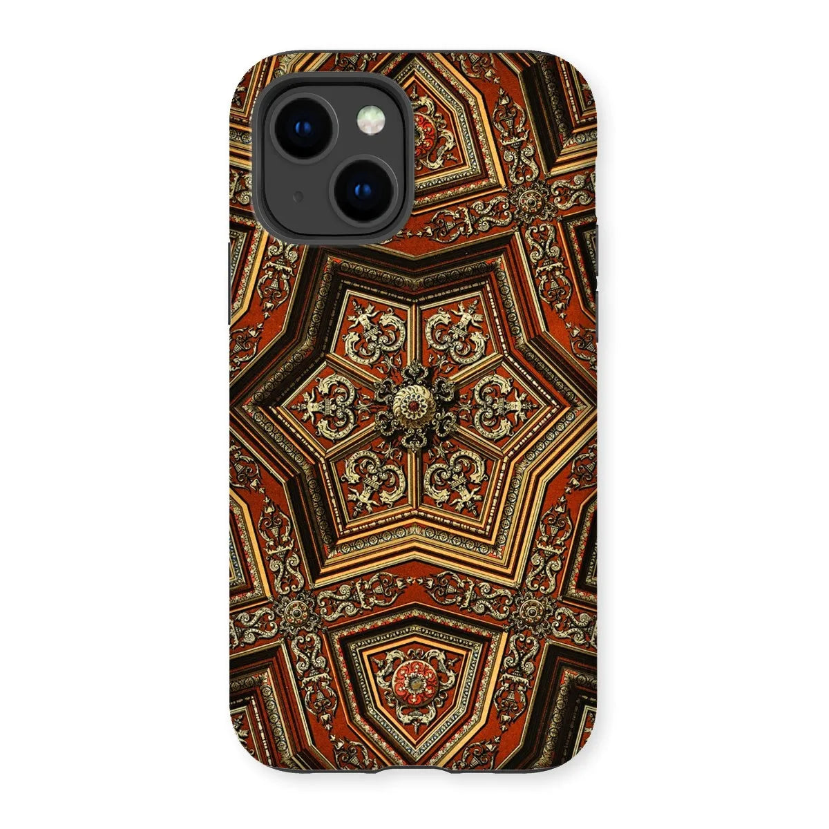 Renaissance Pattern - Auguste Racinet Tough Phone Case - Iphone 14 / Gloss - Mobile Phone Cases - Aesthetic Art