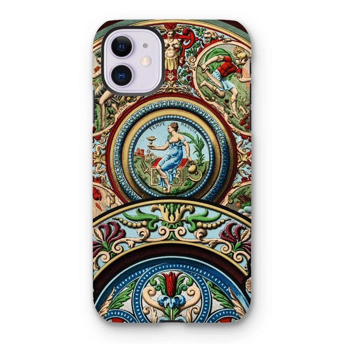 Renaissance Pattern By Auguste Racinet Tough Phone Case - Iphone 11 / Matte - Aesthetic Art