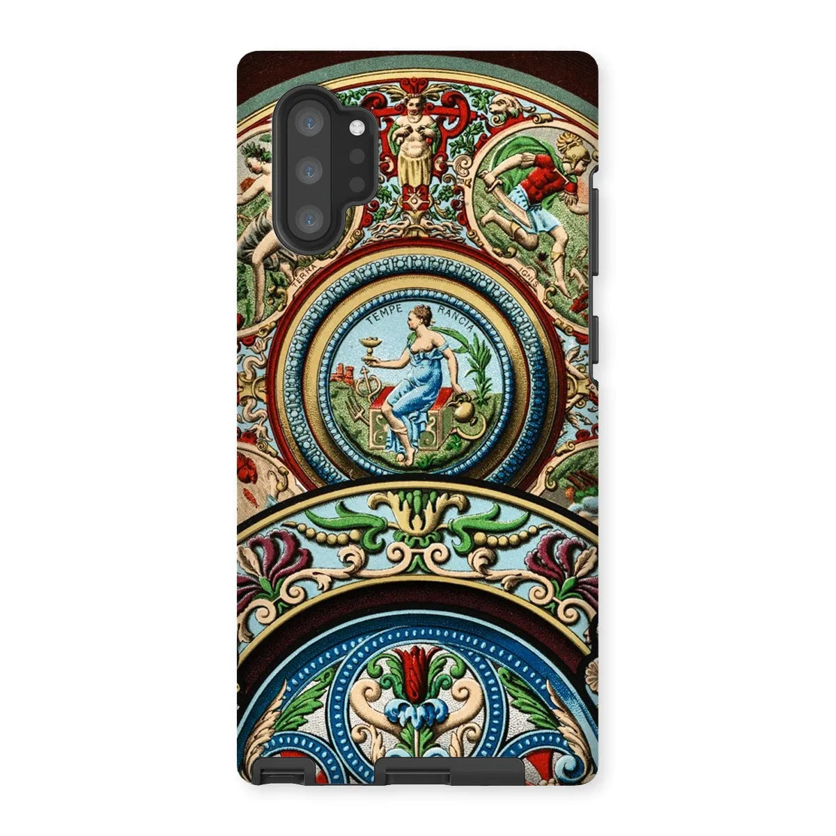 Renaissance Pattern By Auguste Racinet Tough Phone Case - Samsung Galaxy Note 10p / Matte - Aesthetic Art