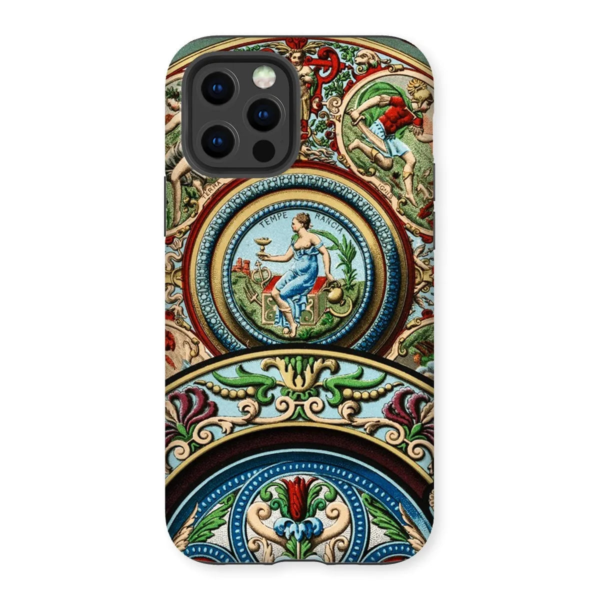Renaissance Pattern By Auguste Racinet Tough Phone Case - Iphone 12 Pro / Matte - Aesthetic Art