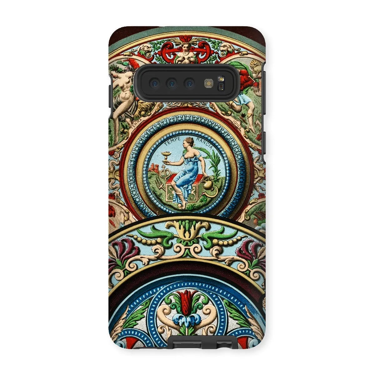 Renaissance Pattern By Auguste Racinet Tough Phone Case - Samsung Galaxy S10 / Matte - Aesthetic Art