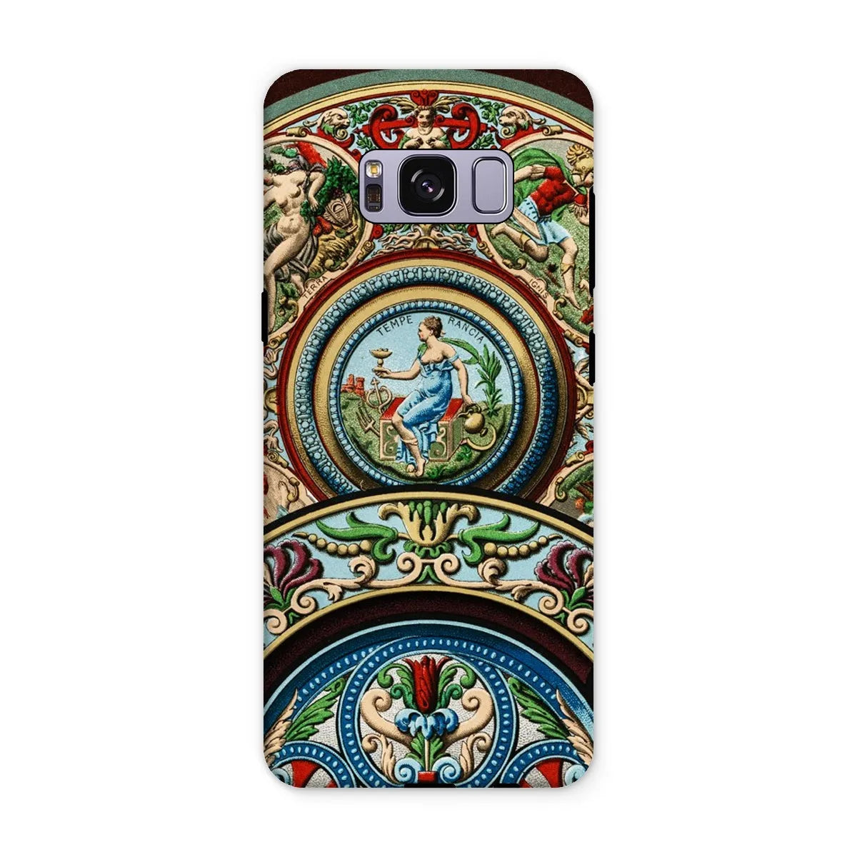 Renaissance Pattern By Auguste Racinet Tough Phone Case - Samsung Galaxy S8 Plus / Matte - Aesthetic Art