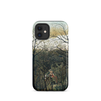 Rendezvous in the Forest - Henri Rousseau Iphone Case, 12 Mini / Matte, Phone Case Forest Scene