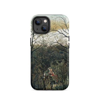 Rendezvous in the Forest - Henri Rousseau Iphone Case, 14 / Matte, Iphone Case Forest Scene