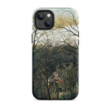 Rendezvous in the Forest - Henri Rousseau Iphone Case, 14 Plus / Matte, Iphone Case Forest Scene