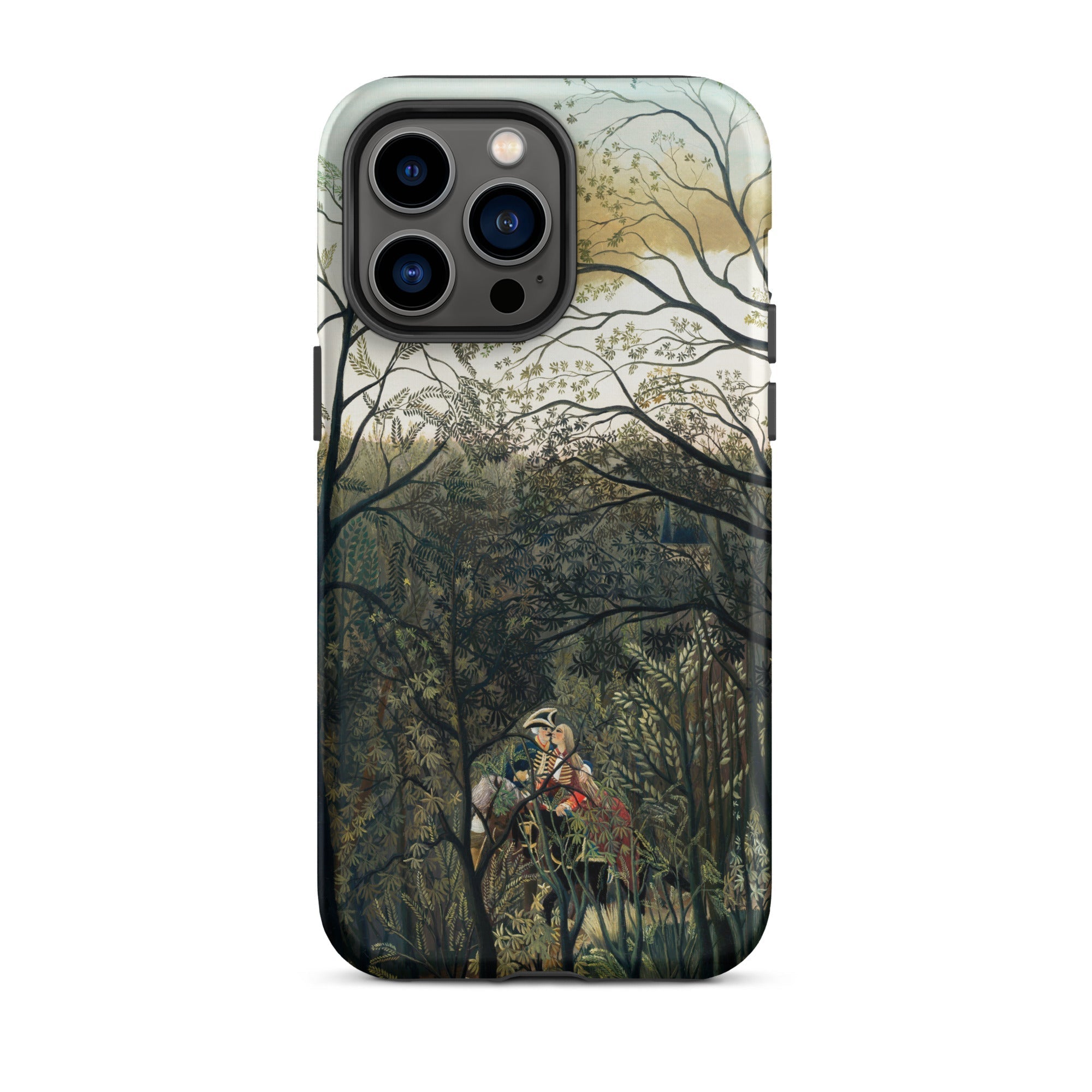 Rendezvous in the Forest Henri Rousseau Iphone Case, 14 Pro Max / Matte, Phone Case Forest Scene