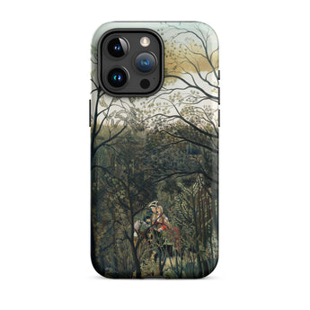Rendezvous in the Forest - Henri Rousseau Iphone Case, 15 Pro Max / Matte, Iphone Case Forest Scene