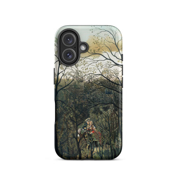Rendezvous in the Forest - Henri Rousseau Iphone Case, 16 / Matte, Phone Case Forest Scene