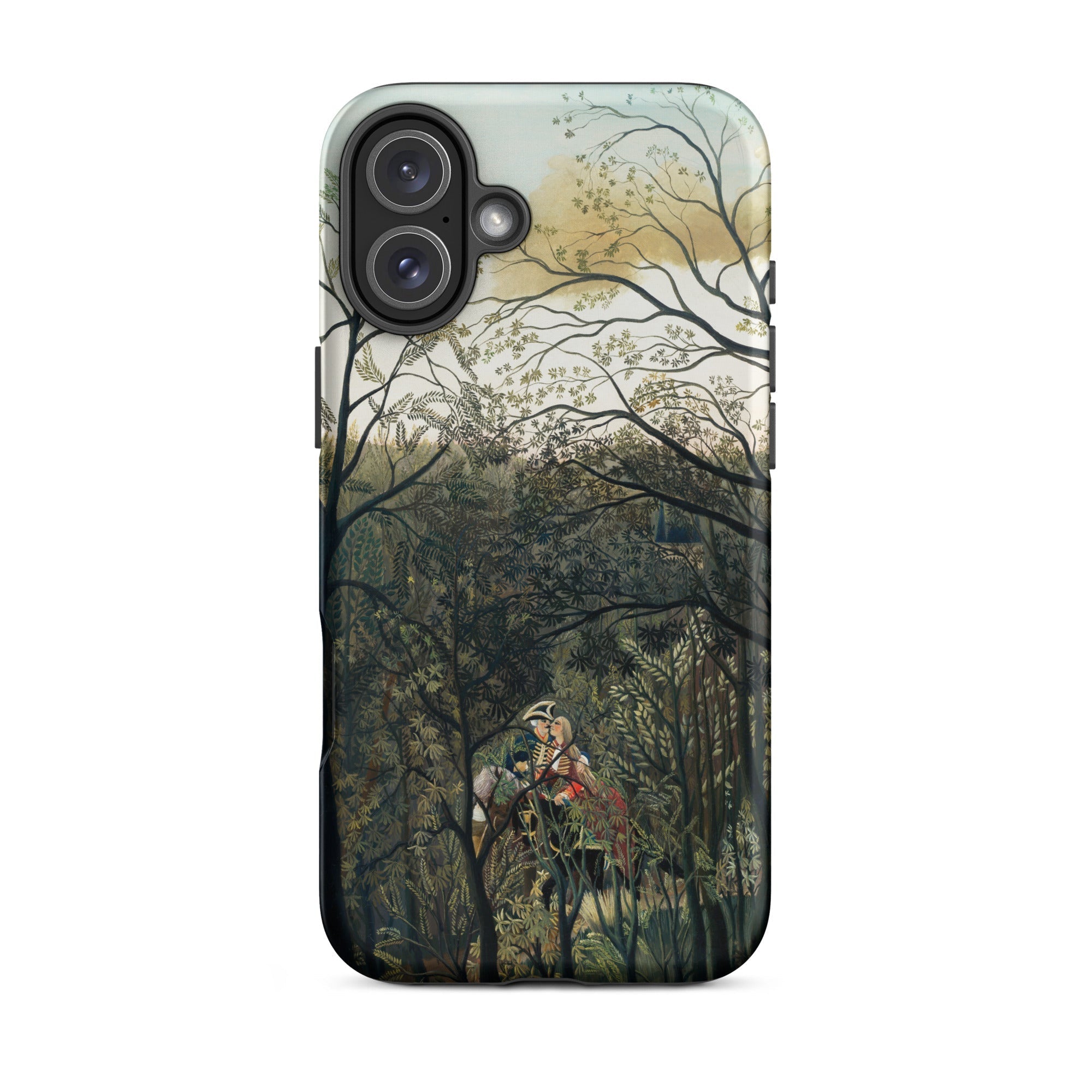 Rendezvous in the Forest Henri Rousseau Iphone Case, 16 Plus / Matte, Phone Case Forest Scene