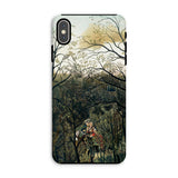Rendezvous in the Forest - Henri Rousseau Phone Case Iphone Xs Max / Matte Phone Case Forest Scene Henri Rousseau, Rousseau’s Emerald Hush,