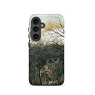 Rendezvous in the Forest Henri Rousseau Samsung Case, Galaxy S24 / Matte, Phone Case Forest Scene Person Horseback
