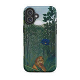 The Repast of the Lion - Henri Rousseau Custodia Iphone, 16 Plus / Opaco, Custodie per telefoni cellulari, Toby Leon