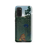 The Repast of the Lion - Henri Rousseau Phone Case Samsung Galaxy S20 / Gloss Phone Case Detailed Illustration Lion Dense Green Foliage