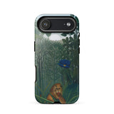 The Repast of the Lion - Henri Rousseau Phone Case Iphone 17 Air / Gloss Phone Case Detailed Illustration Lion Lush Green Jungle Henri