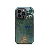 The Repast of the Lion - Henri Rousseau Phone Case Iphone 14 Pro / Gloss Phone Case Detailed Illustration Lion Lush Green Jungle Henri