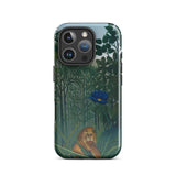 The Repast of the Lion - Henri Rousseau Phone Case Iphone 16 Pro / Gloss Phone Case Detailed Illustration Lion Lush Green Jungle Henri