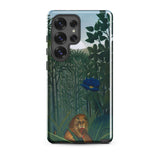 Il Banchetto del Leone - Custodia Samsung di Henri Rousseau, Galaxy S25 Ultra / Lucida, Custodie per cellulari, Toby Leon