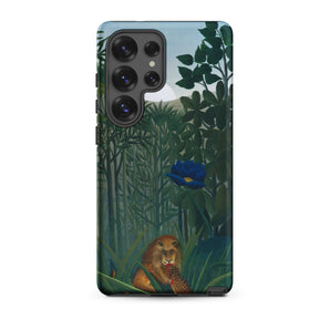Il Banchetto del Leone - Custodia Samsung di Henri Rousseau, Galaxy S25 Ultra / Opaca, Custodie per cellulari, Toby Leon