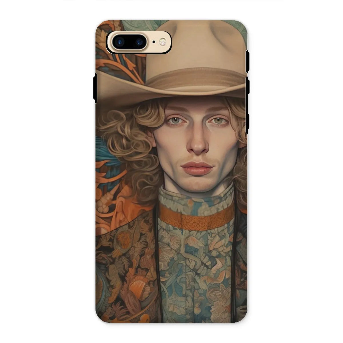 Reuben The Gay Cowboy - Dandy Gay Men Art Phone Case - Iphone 8 Plus / Matte - Mobile Phone Cases - Aesthetic Art