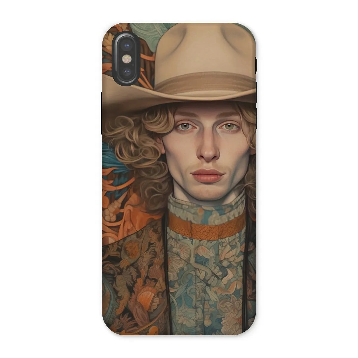 Reuben The Gay Cowboy - Dandy Gay Men Art Phone Case - Iphone x / Matte - Mobile Phone Cases - Aesthetic Art