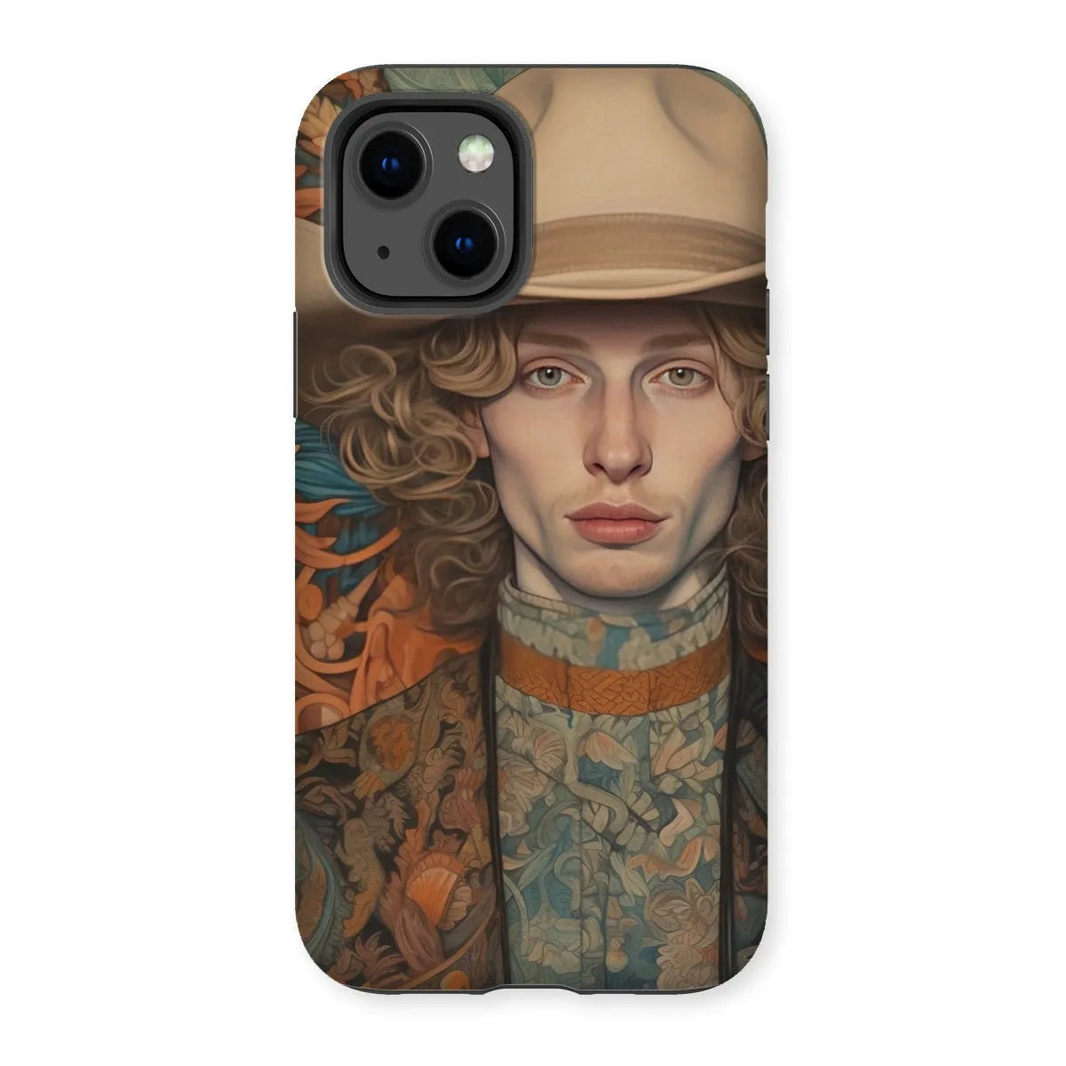 Reuben The Gay Cowboy - Dandy Gay Men Art Phone Case - Iphone 13 / Matte - Mobile Phone Cases - Aesthetic Art