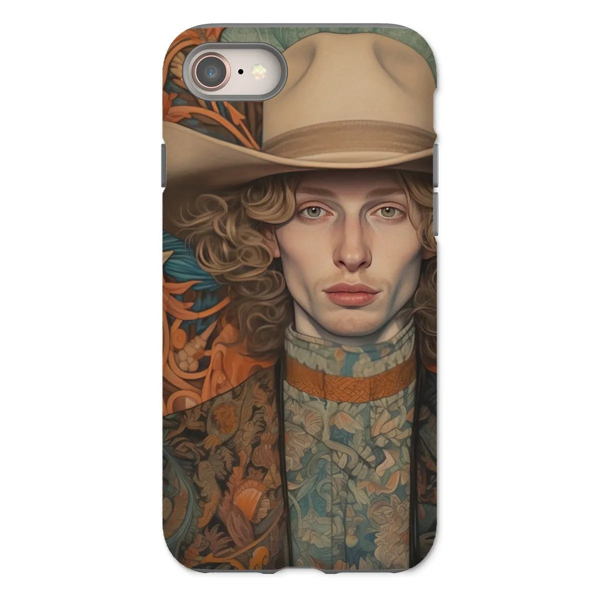 Reuben The Gay Cowboy - Dandy Gay Men Art Phone Case - Iphone 8 / Matte - Mobile Phone Cases - Aesthetic Art