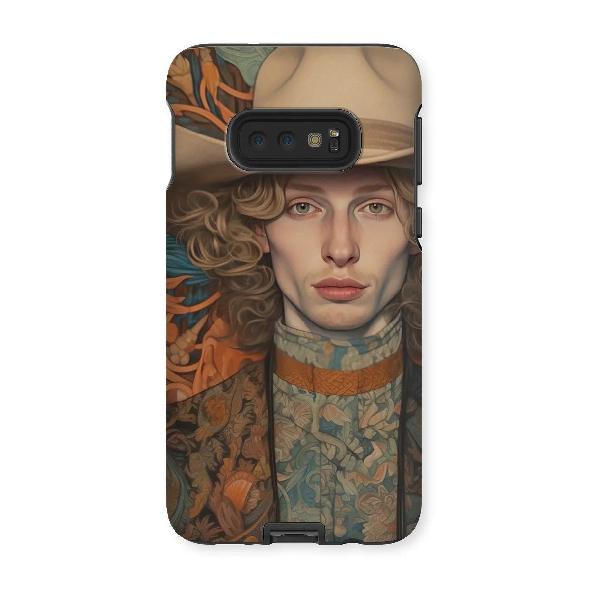 Reuben The Gay Cowboy - Dandy Gay Men Art Phone Case - Samsung Galaxy S10e / Matte - Mobile Phone Cases - Aesthetic Art