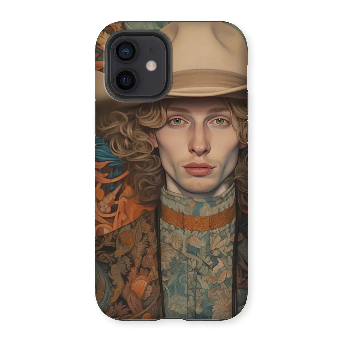 Reuben The Gay Cowboy - Dandy Gay Men Art Phone Case - Iphone 12 / Matte - Mobile Phone Cases - Aesthetic Art