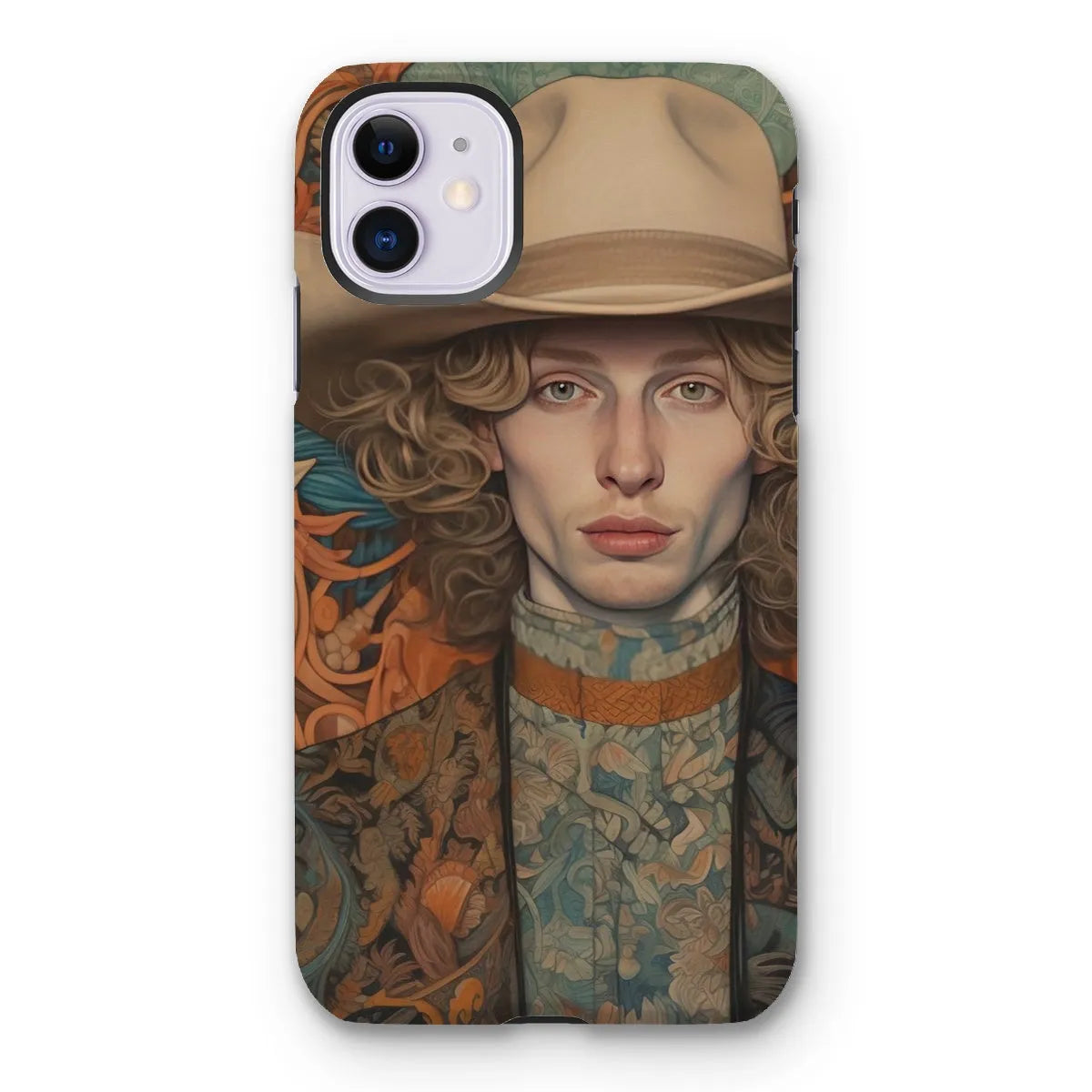 Reuben The Gay Cowboy - Dandy Gay Men Art Phone Case - Iphone 11 / Matte - Mobile Phone Cases - Aesthetic Art
