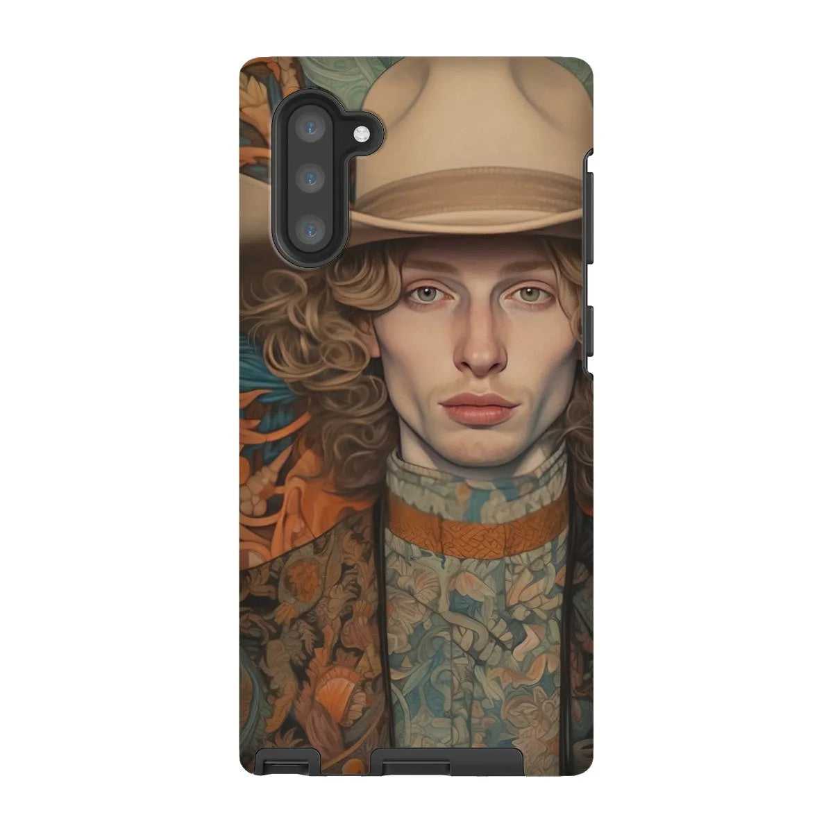 Reuben The Gay Cowboy - Dandy Gay Men Art Phone Case - Samsung Galaxy Note 10 / Matte - Mobile Phone Cases - Aesthetic