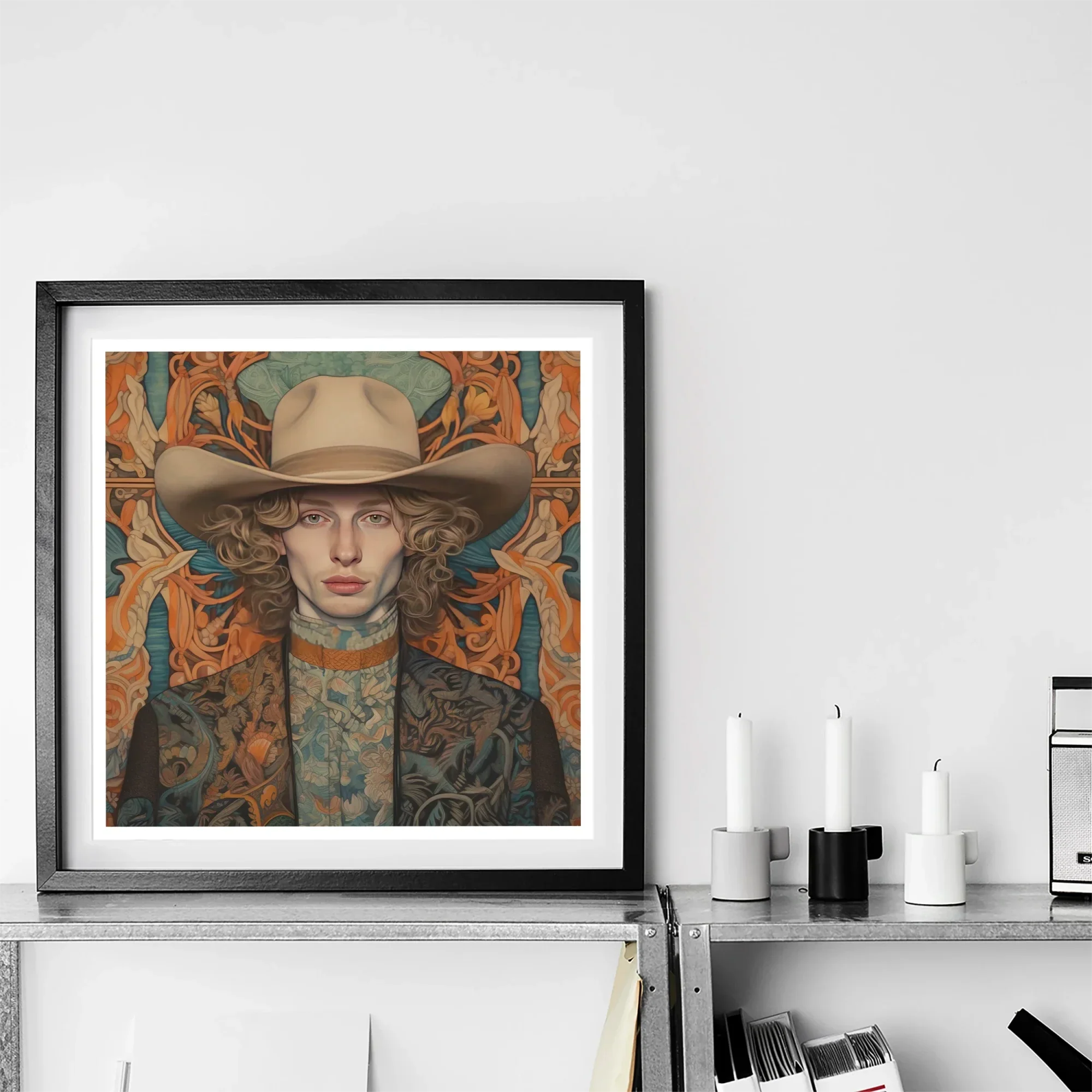 Reuben - Gay Redhead Cowboy Art Print Posters Prints & Visual Artwork