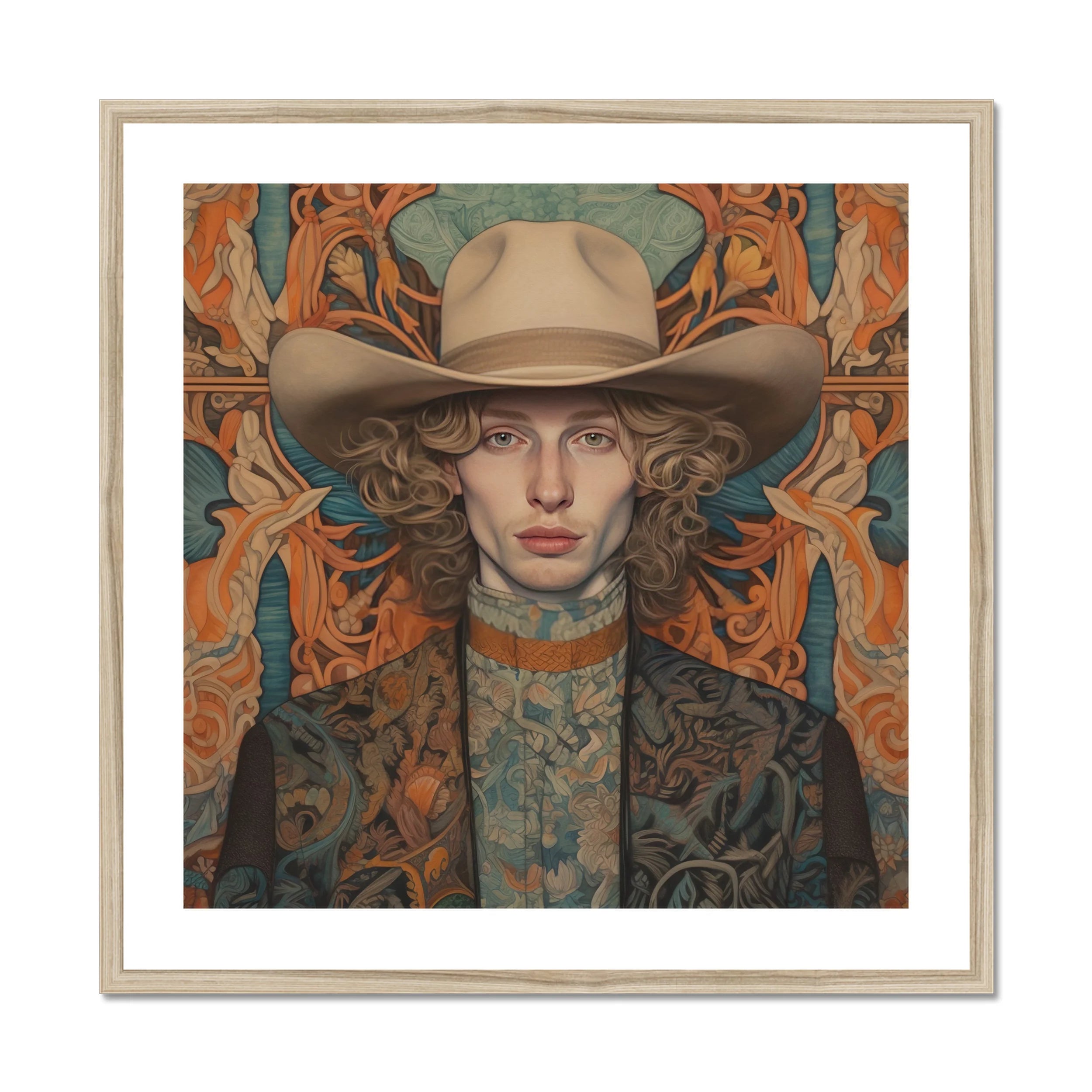 Reuben - Gay Redhead Cowboy Art Print