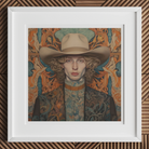 Reuben - Gay Redhead Cowboy Art Print