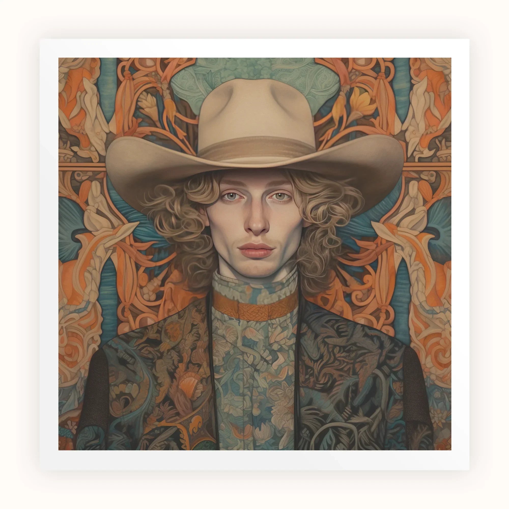 Reuben - Gay Redhead Cowboy Art Print Posters Prints & Visual Artwork