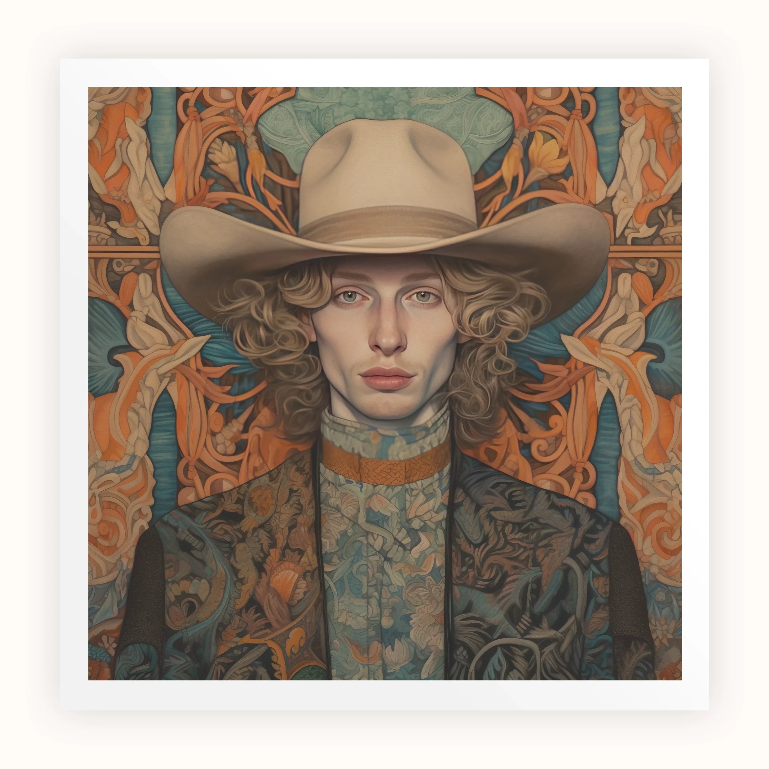 Reuben - Gay Redhead Cowboy Art Print