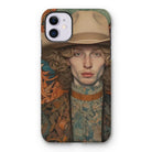 Reuben - Gay Redhead Cowboy Iphone Case, 11 / Matte, Iphone Case Painted Portrait Person Hat Patterned Clothing