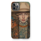 Reuben - Gay Redhead Cowboy Iphone Case, 11 Pro Max / Matte, Iphone Case Portrait Person Hat Floral-patterned Clothing
