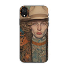 Reuben - Gay Redhead Cowboy Iphone Case, Xr / Matte, Phone Case Portrait Person Cowboy Hat Colorful Patterned