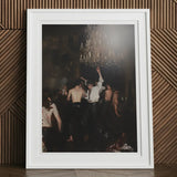 Reverie - Gay Circuit Party Aristocrats Art Print, 12x16’’ / 31x41cm / White Frame / 2’’ Matboard, White-framed Artwork Lively Dimly Lit