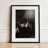 Reverie - Gay Circuit Party Aristocrats Art Print / Canvas, 12x16’’ / 31x41cm / Black Frame / Matboard, Posters Prints & Visual Artwork,