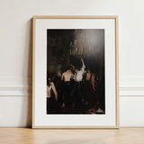 Reverie - Gay Circuit Party Aristocrats Art Print / Canvas, 12x16’’ / 31x41cm / Natural Frame / Matboard, Posters Prints & Visual Artwork,