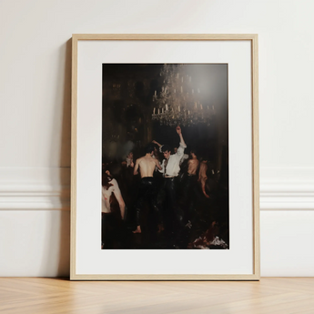Reverie - Gay Circuit Party Aristocrats Art Print / Canvas, 12x16’’ / 31x41cm / Natural Frame / Matboard, Posters Prints & Visual Artwork,