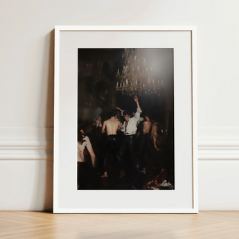 Reverie - Gay Circuit Party Aristocrats Art Print / Canvas, 12x16’’ / 31x41cm / White Frame / Matboard, Posters Prints & Visual Artwork,