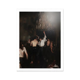 Reverie - Gay Circuit Party Aristocrats Art Print, Party Scene Chandelier